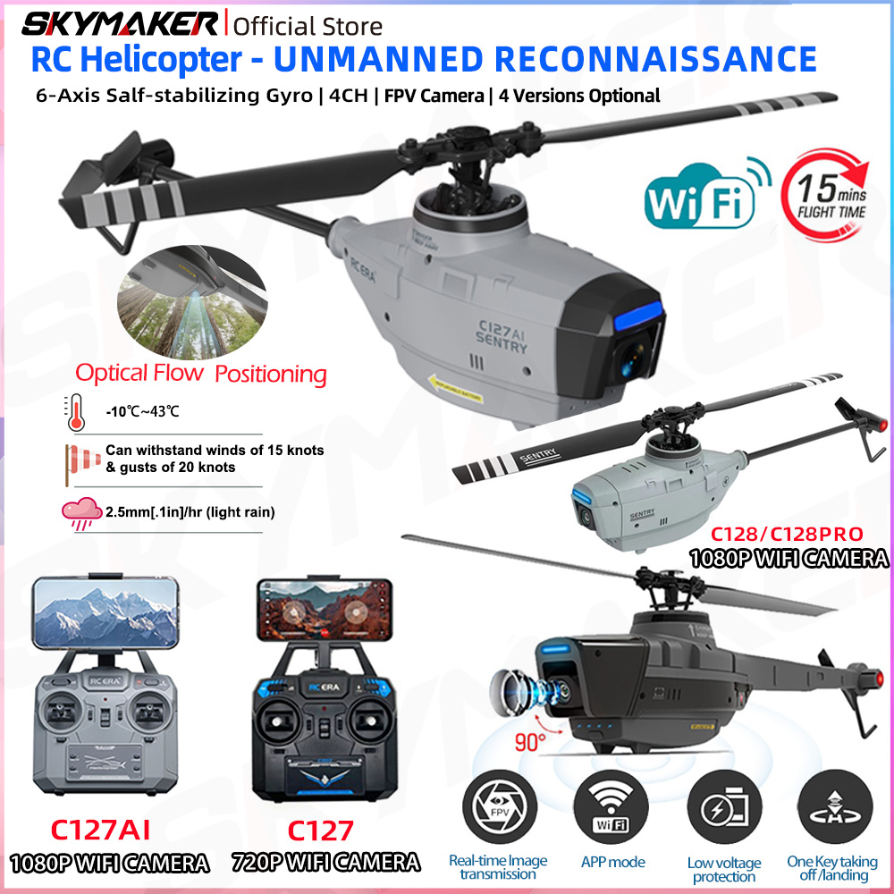 Rc Hobby Grade Helicopter - Helicóptero RC ERA C127AI C127 C128