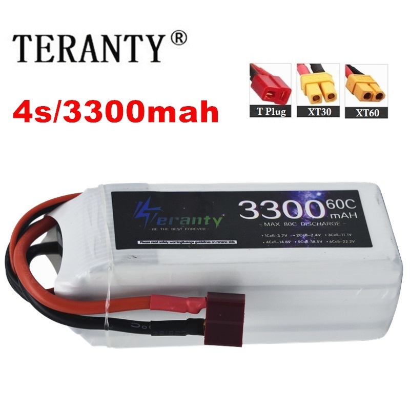 Lipo Battery 4S - Batería recargable LiPo 4S 3300mAh 60C