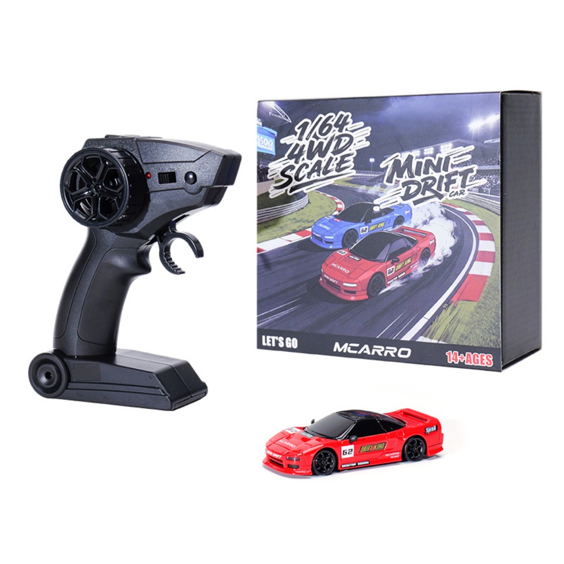 Rc Hobby Light - Coche de Derrape RC Micro 1/64