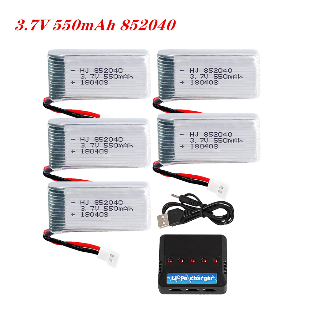Rc Hobby Airplanes - Batería Lipo 3.7V 550mAh 25C 852040