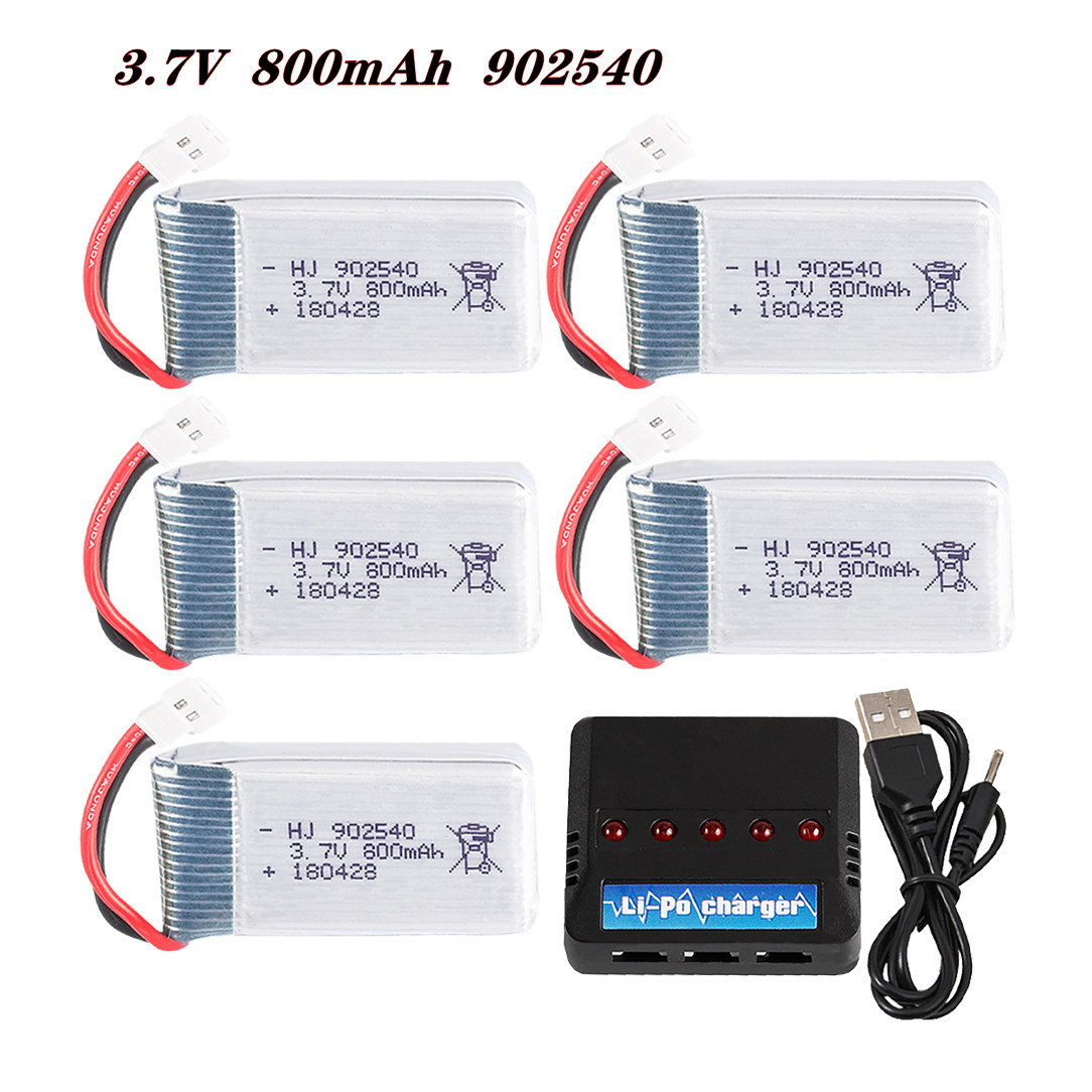 Rc Hobby Airplanes - Batería Lipo de 3,7 V, 800mAh,