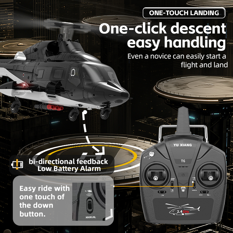 Nuevo Helicóptero RC YUXIANG F - Rc Hobby Grade Helicopter reseña y precio