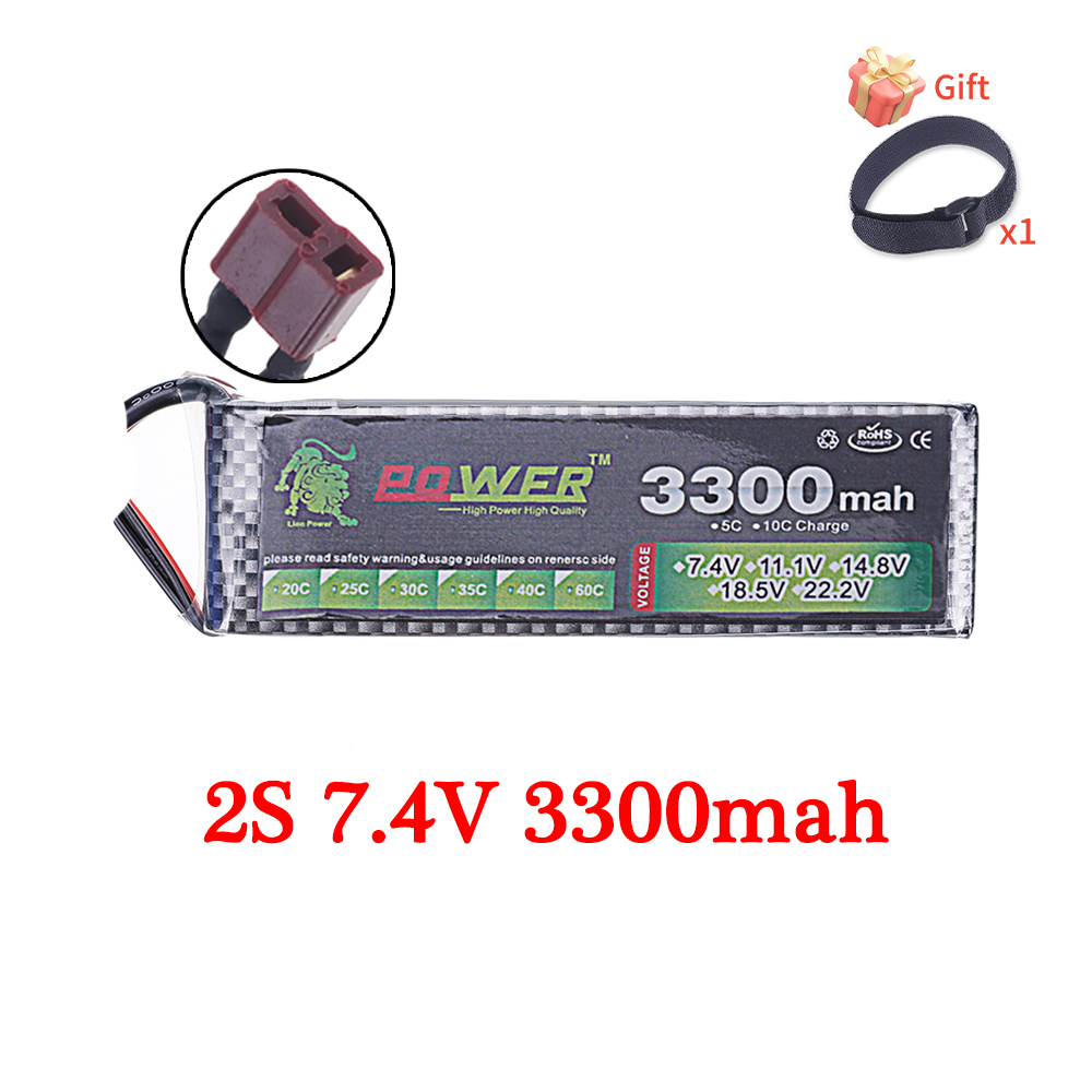 Batería Lipo 60C 3300mAh 7,4 V - Lipo Battery 4S reseña y precio