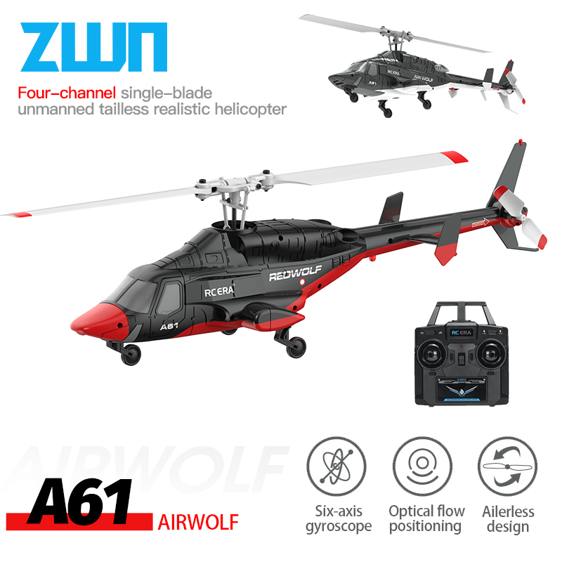 Helicóptero A61 RC 2,4G girosc - Rc Hobby Grade Helicopter reseña y precio