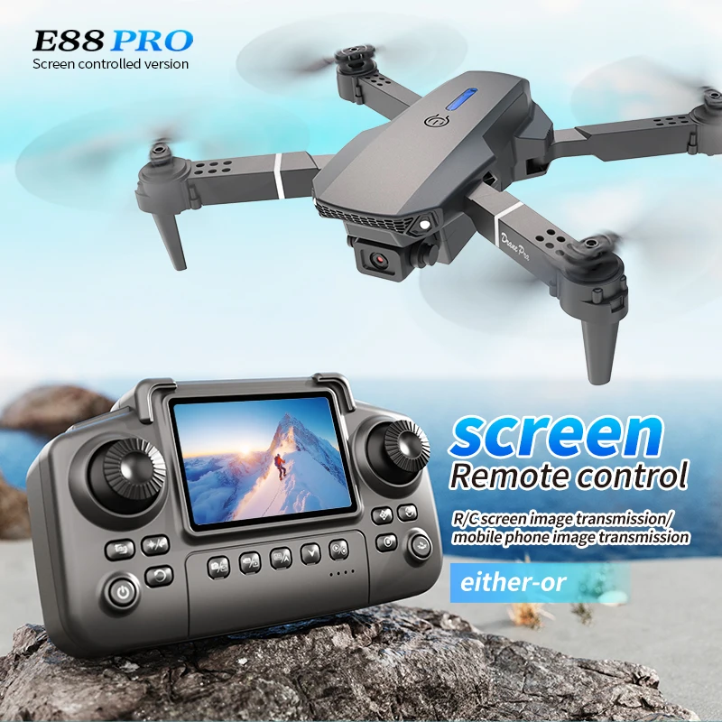 Dron Profesional E88 PRO con P - Rc Hobby Grade Helicopter reseña y precio