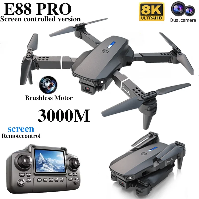 Dron Profesional E88 PRO con P - Rc Hobby Grade Helicopter reseña y precio