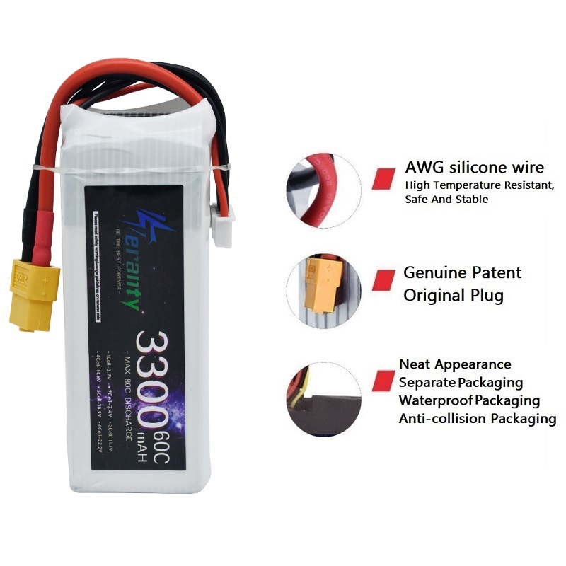 Batería recargable LiPo 4S 330 - Lipo Battery 4S reseña y precio