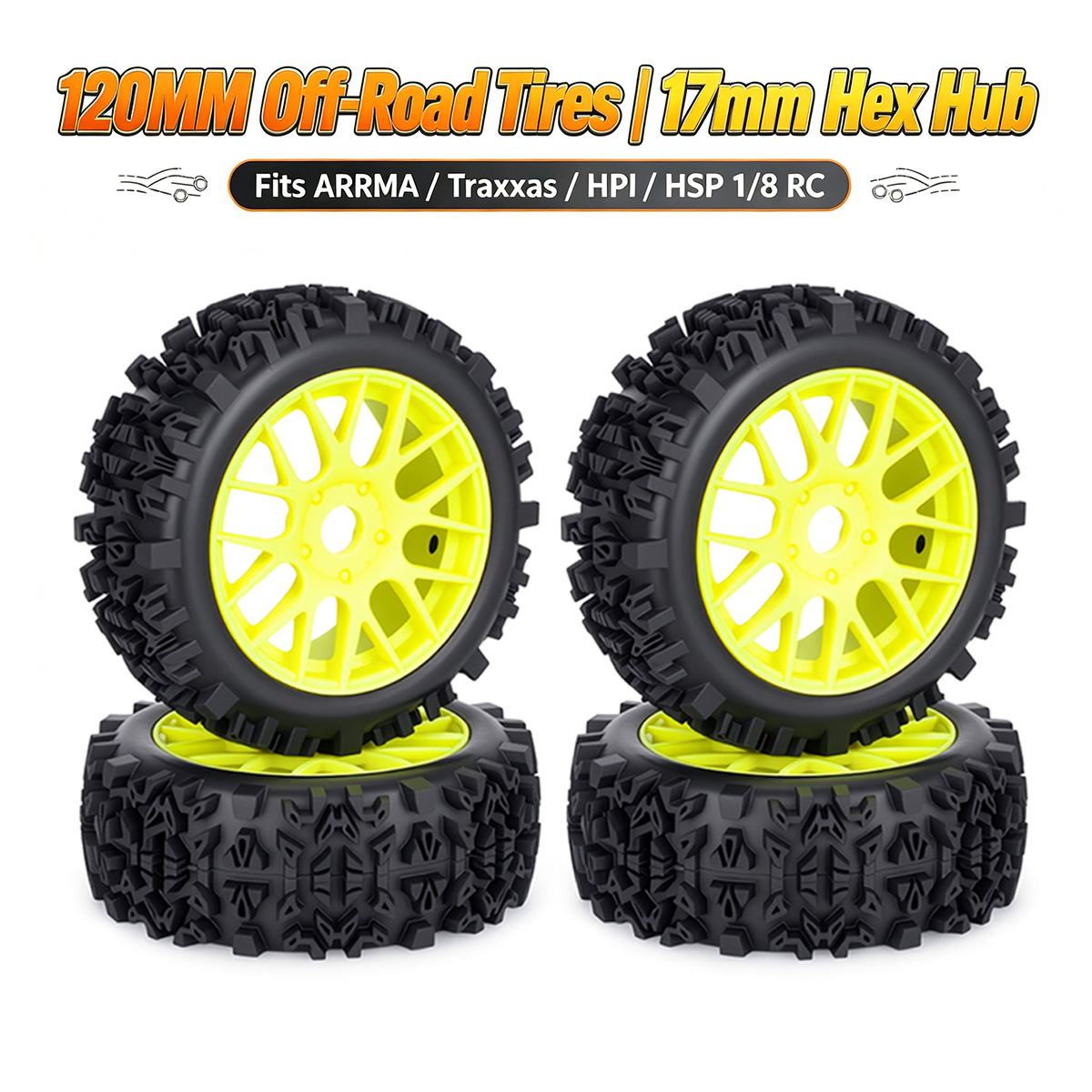 Neumáticos RC Todoterreno de 1 - Rc Hobby Trucks reseña y precio