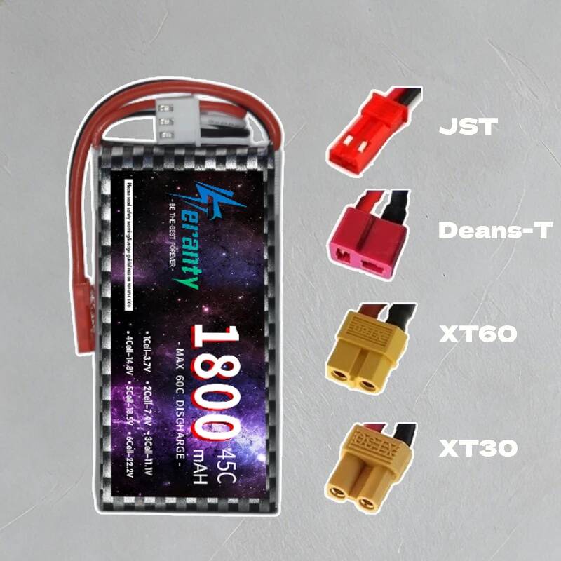 Batería Lipo TERANTY 2S 3S 4S  - Lipo Battery 4S reseña y precio