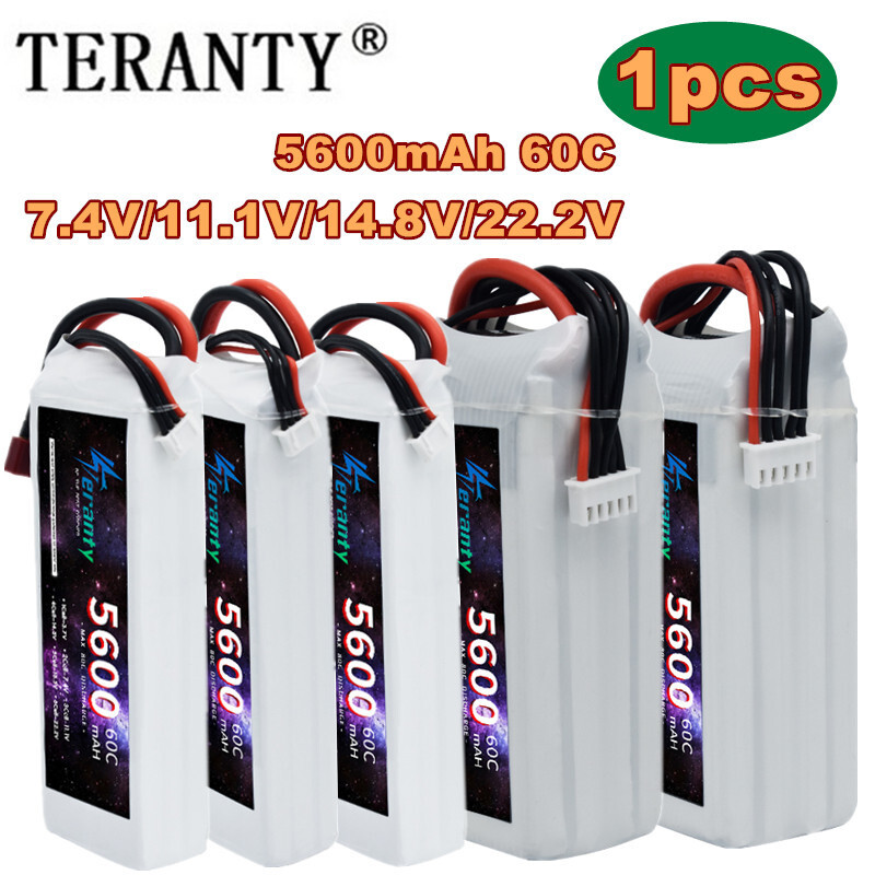 TERANTY 5600MAH 60C 2S 3S 4S 6 - Lipo Battery 4S reseña y precio