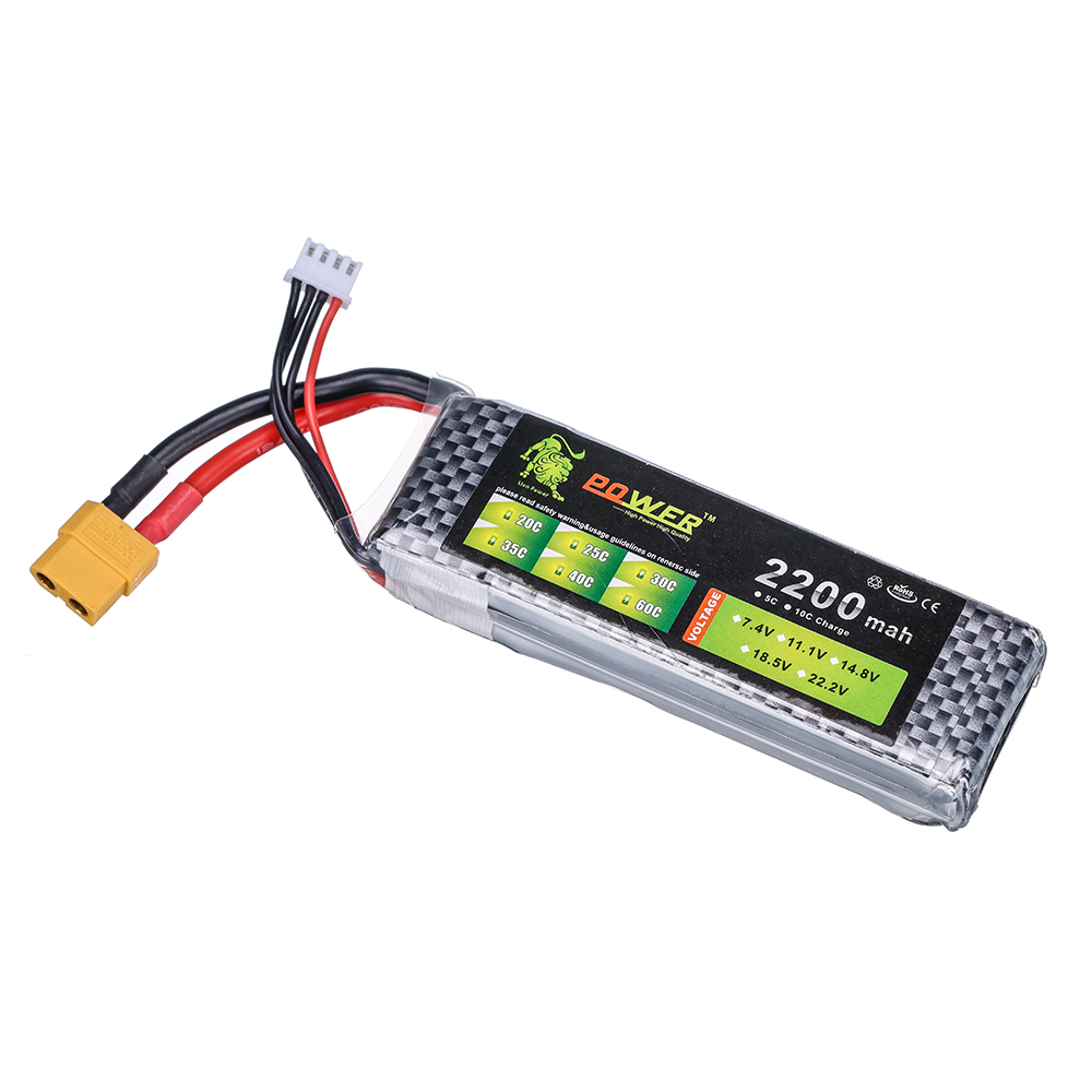 Batería Lipo 3S 11.1V 2200mAh  - Rc Hobby Airplanes reseña y precio
