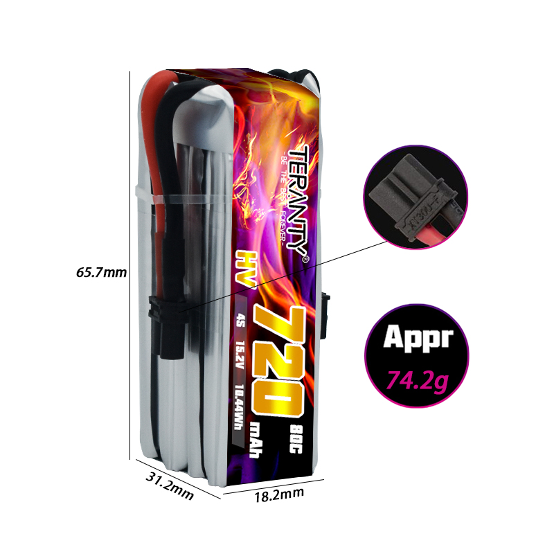 Batería Lipo HV TERANTY 720mAh - Lipo Battery 4S reseña y precio