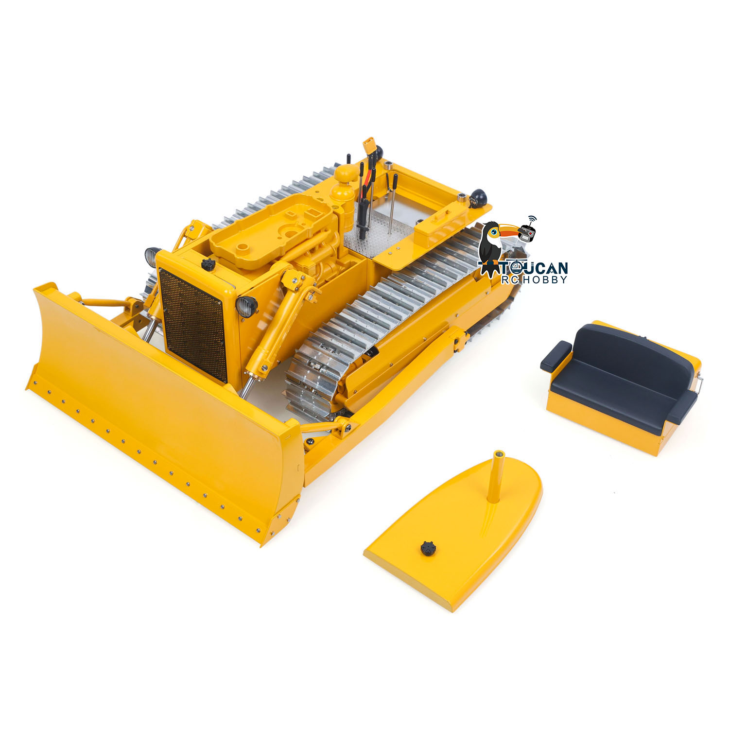 Bulldozer RC Hidráulico D7 1/1 - Rc Hobby Light reseña y precio