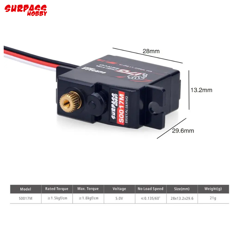 SURPASS Hobby S0017M 17g engra - Hobby Quality Rc Cars reseña y precio